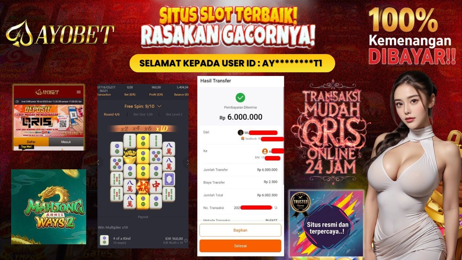 AYOBET JACKPOT SLOT MAHJONG WAYS 2